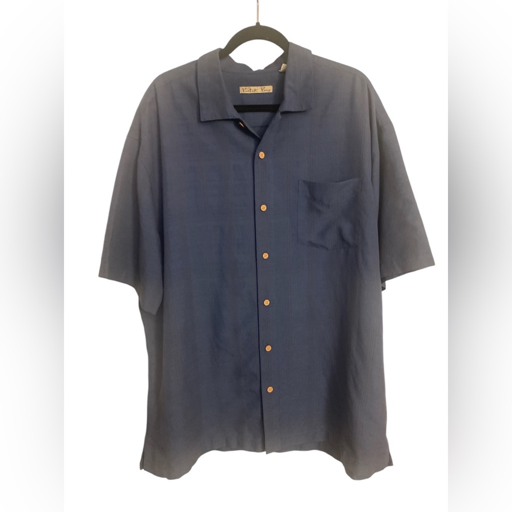 Batik Bay Men's Blue Shirt XXL GUC